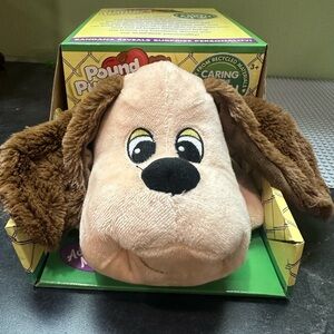 Pound Puppies Tan and Brown Plush Dog Toy